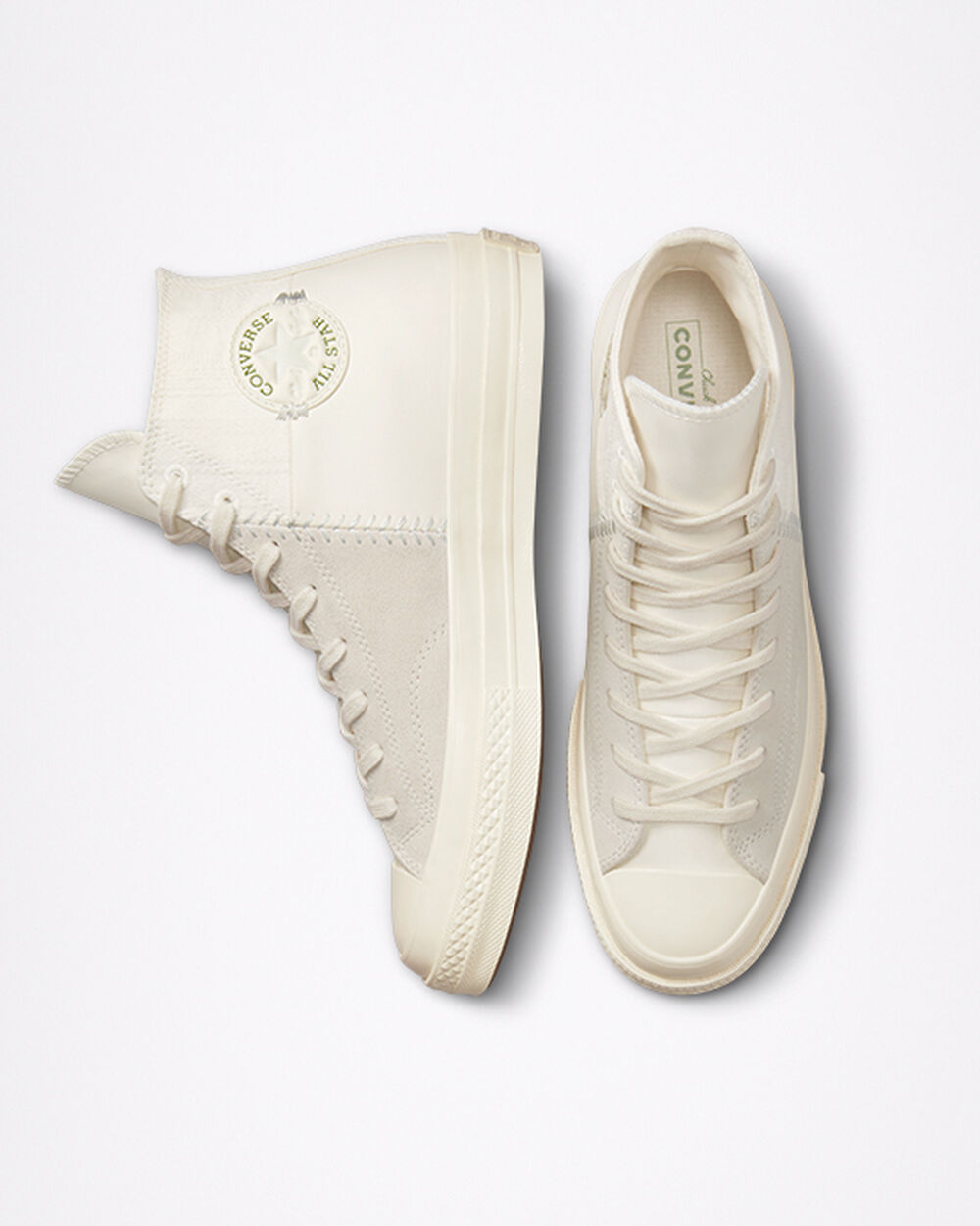 Zapatillas Converse Chuck 70 Mujer Blancas Plateadas Claro | Chile-65340