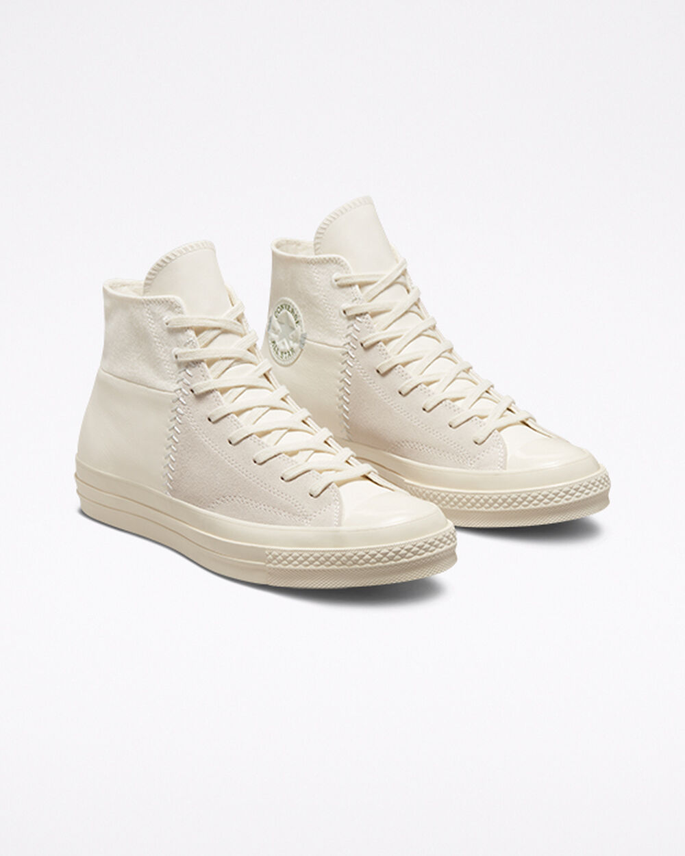 Zapatillas Converse Chuck 70 Mujer Blancas Plateadas Claro | Chile-65340