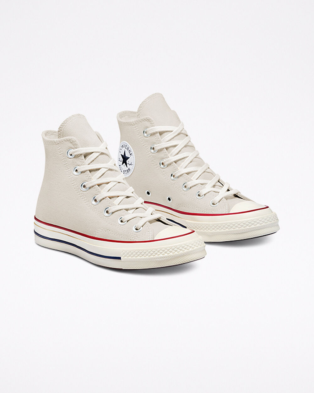 Zapatillas Converse Chuck 70 Mujer Kaki Rojas Oscuro Blancas | Chile-54630