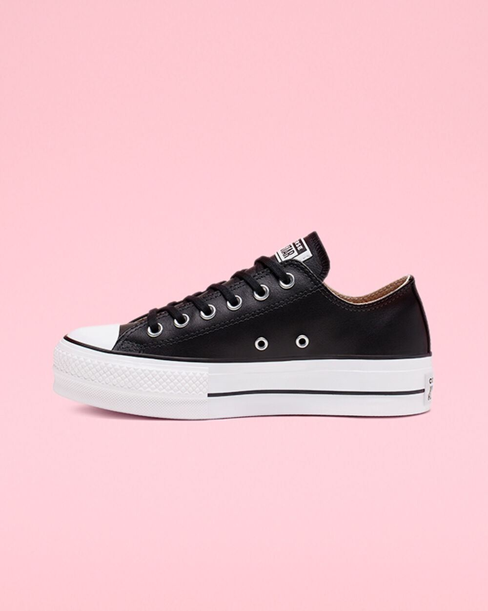 Zapatillas Converse Chuck Taylor All Star Mujer Negras Blancas | Chile-01429