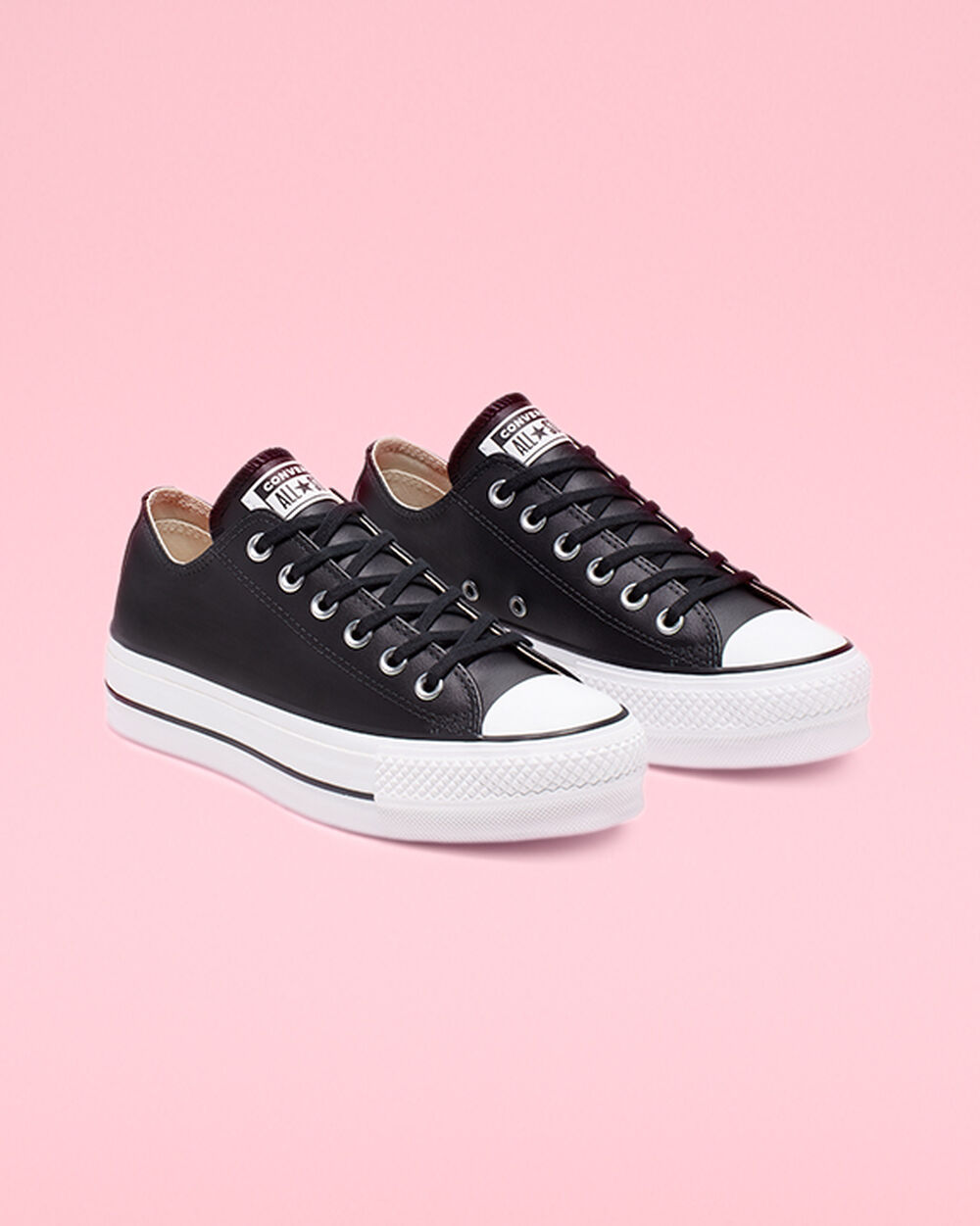 Zapatillas Converse Chuck Taylor All Star Mujer Negras Blancas | Chile-01429