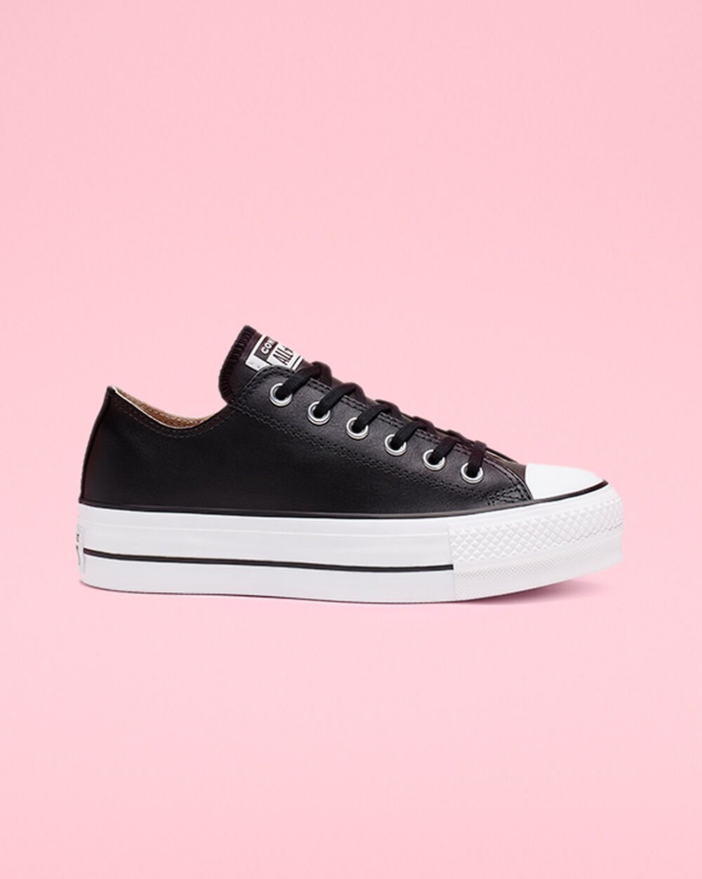 Zapatillas Converse Chuck Taylor All Star Mujer Negras Blancas | Chile-01429