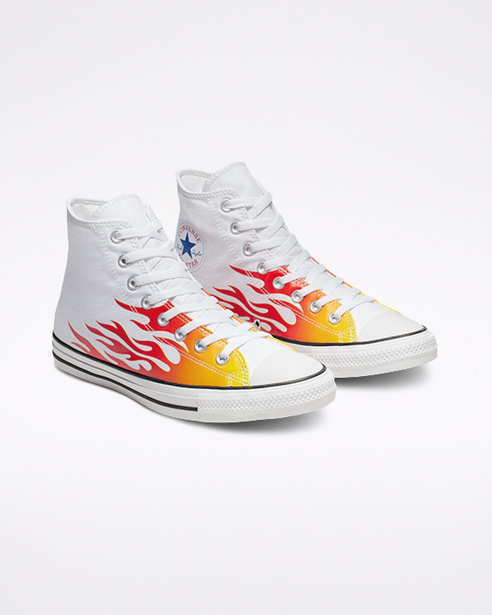 Zapatillas Converse Chuck Taylor All Star Hombre Blancas Rojas Amarillo | Chile-02167