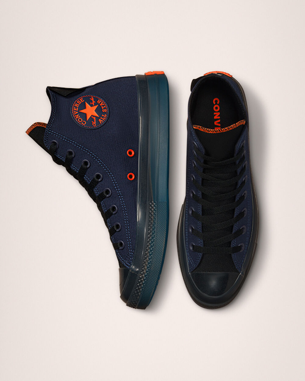 Zapatillas Converse Chuck Taylor All Star CX Hombre Azul Marino Negras Mango | Chile-02319