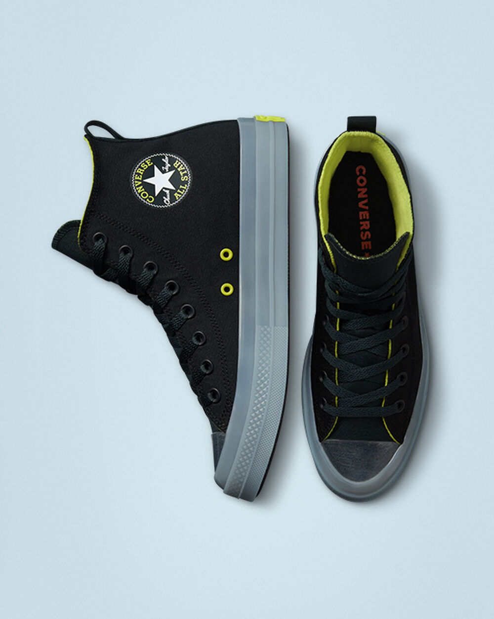 Zapatillas Converse Chuck Taylor All Star CX Hombre Negras Verde Claro | Chile-02813