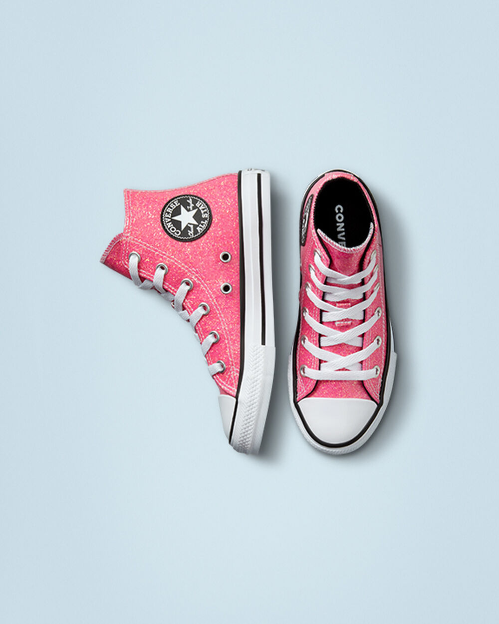 Zapatillas Converse Chuck Taylor All Star Niña Rosas Negras Blancas | Chile-04913