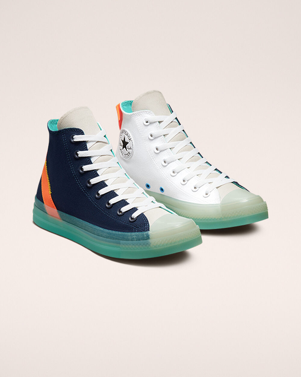 Zapatillas Converse Chuck Taylor All Star CX Hombre Blancas Azul Marino | Chile-10453