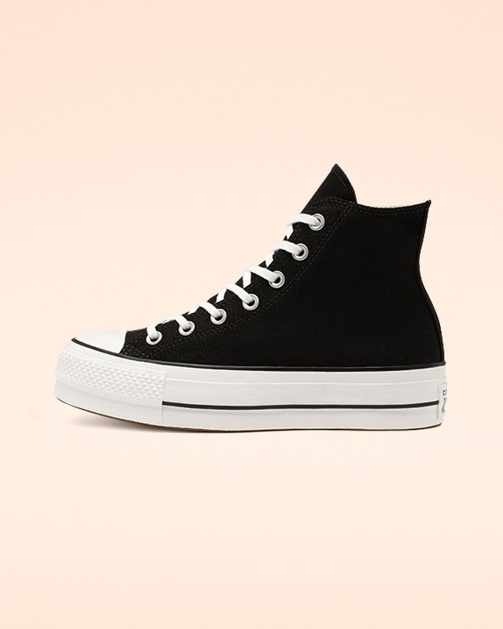 Zapatillas Converse Chuck Taylor All Star Mujer Negras Blancas | Chile-21349