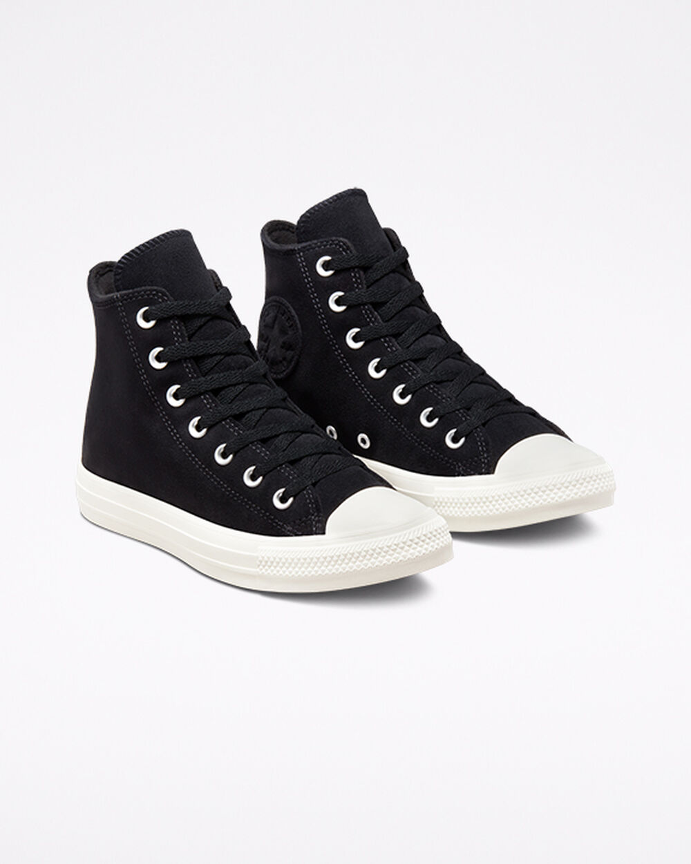 Zapatillas Converse Chuck Taylor All Star Mujer Negras Blancas | Chile-23468