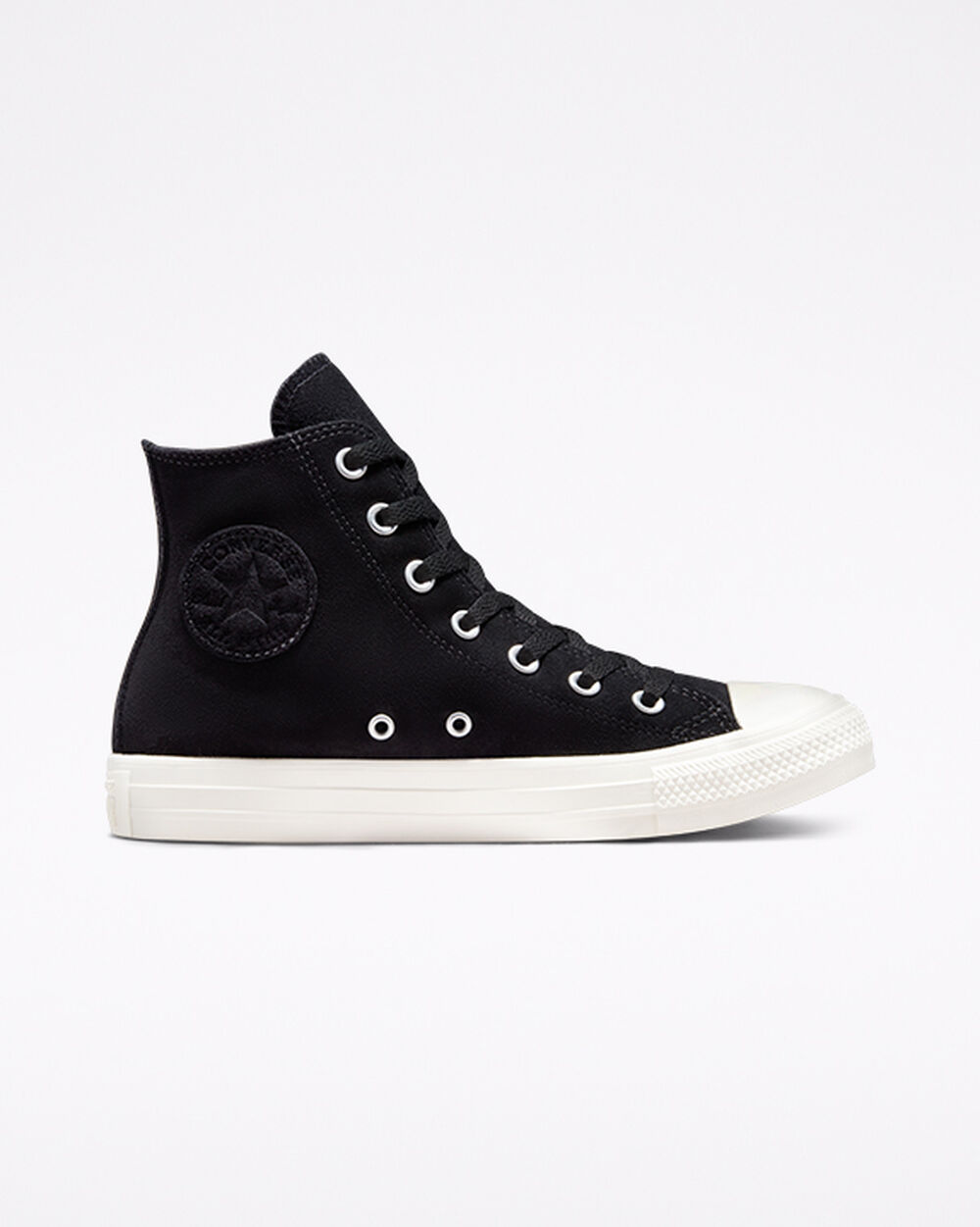 Zapatillas Converse Chuck Taylor All Star Mujer Negras Blancas | Chile-23468