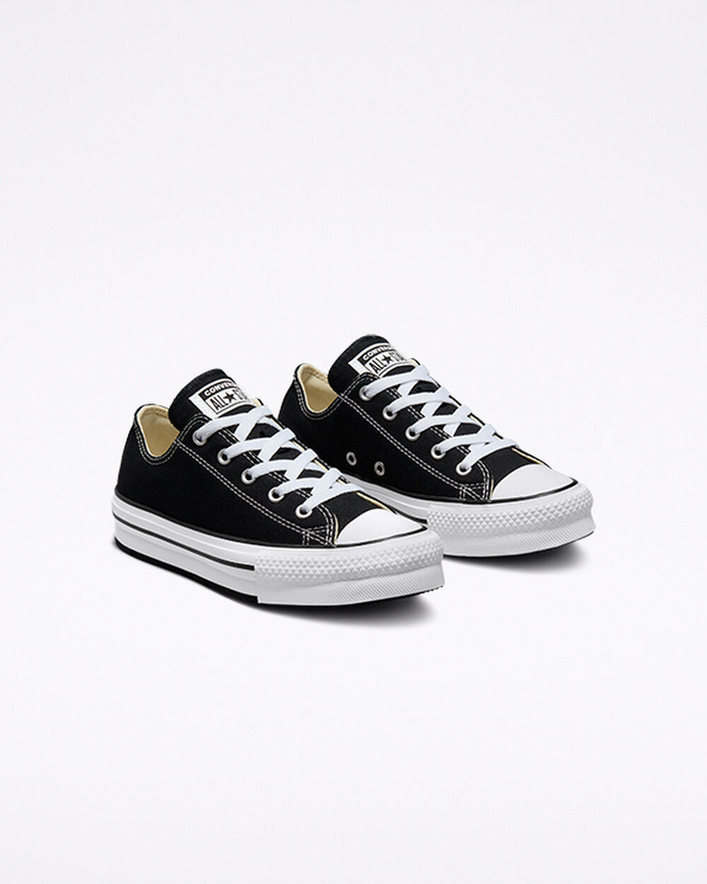 Zapatillas Converse Chuck Taylor All Star Niña Negras Blancas Negras | Chile-32796