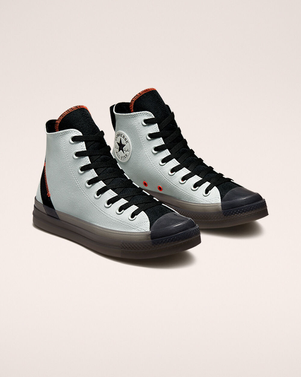 Zapatillas Converse Chuck Taylor All Star CX Mujer Plateadas Claro Negras Mango | Chile-35164