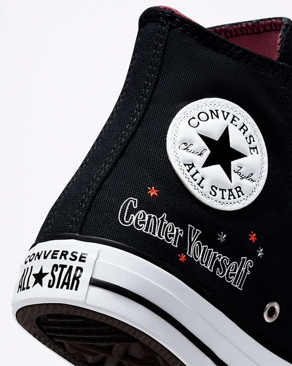 Zapatillas Converse Chuck Taylor All Star Mujer Negras Blancas Gris | Chile-41802