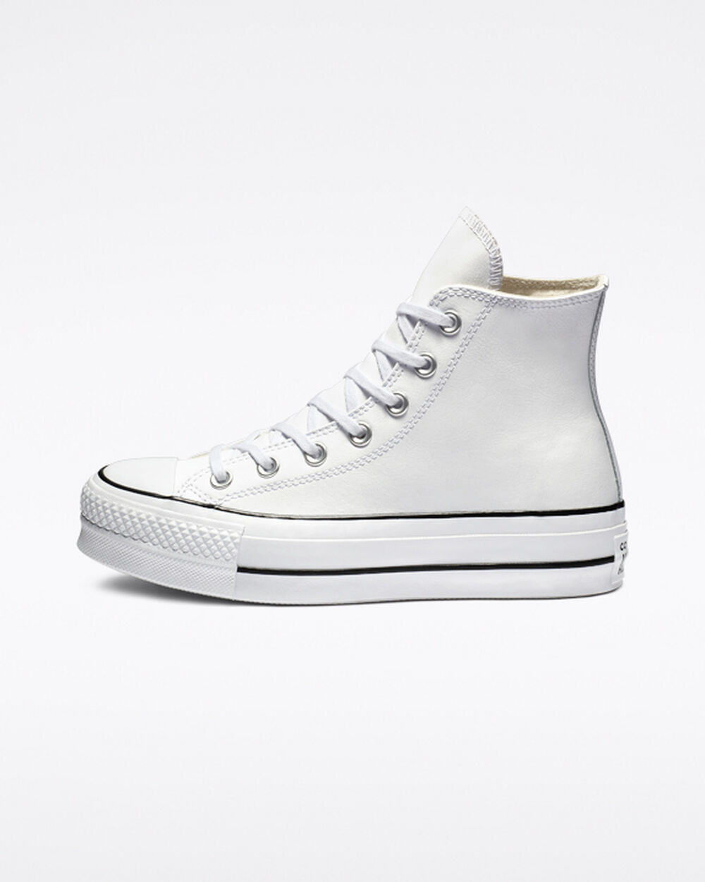 Zapatillas Converse Chuck Taylor All Star Mujer Blancas Negras Blancas | Chile-51498