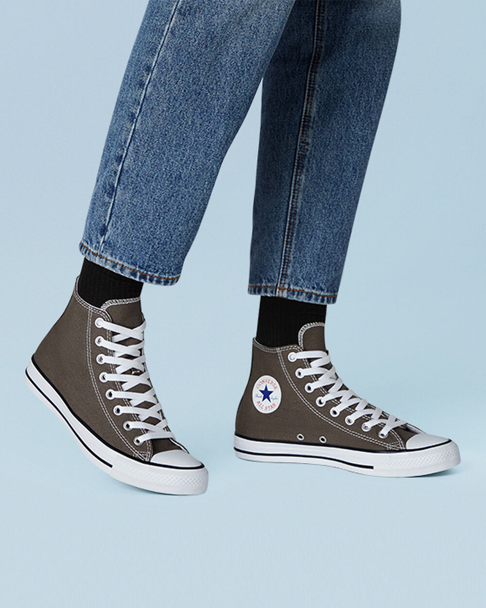 Zapatillas Converse Chuck Taylor All Star Mujer Gris Oscuro | Chile-54310