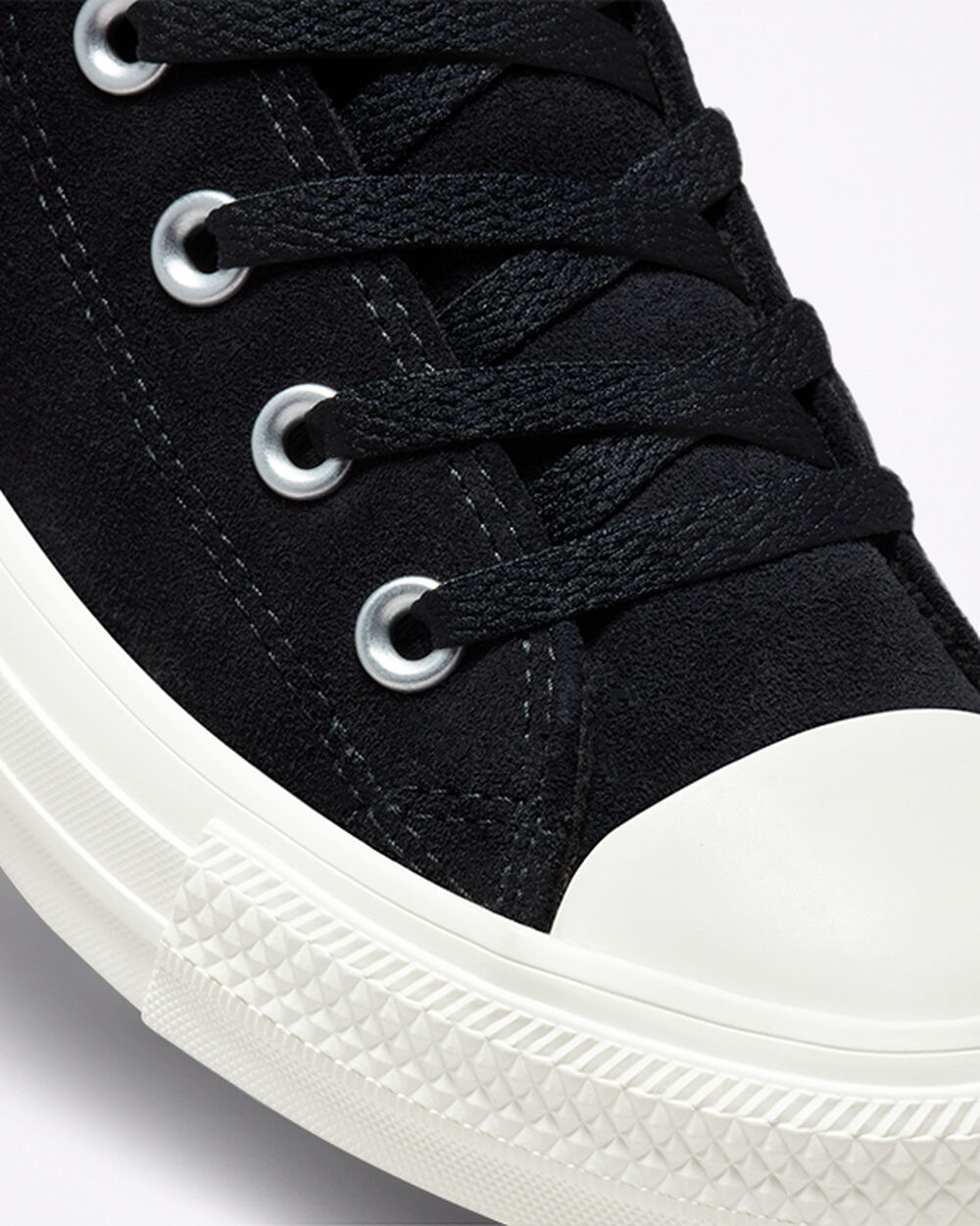 Zapatillas Converse Chuck Taylor All Star Hombre Negras Blancas | Chile-63127