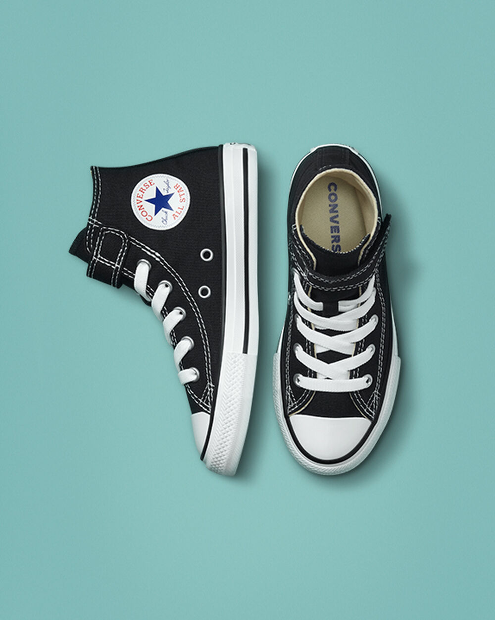 Zapatillas Converse Chuck Taylor All Star Niña Negras Beige Blancas | Chile-67350