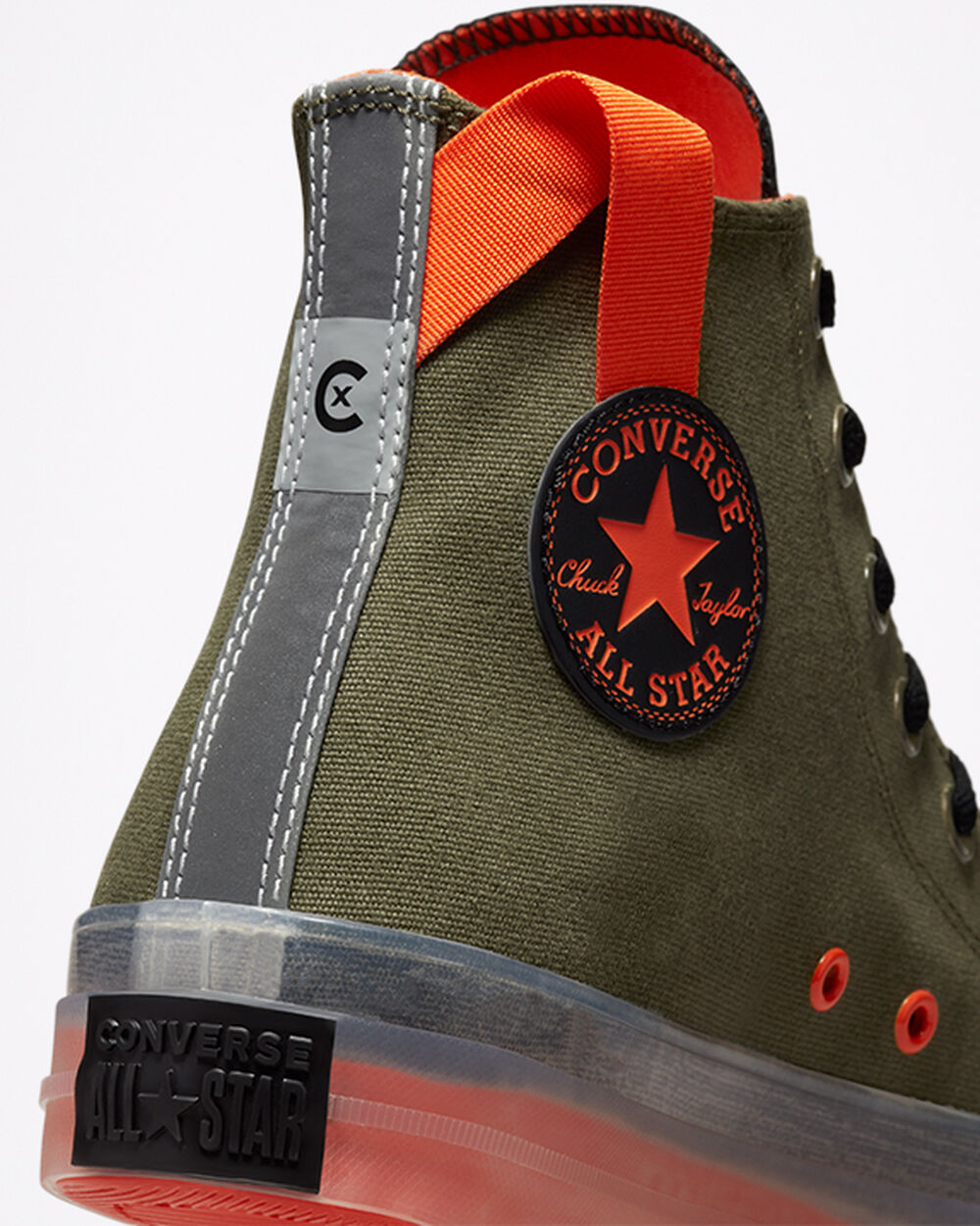 Zapatillas Converse Chuck Taylor All Star CX Hombre Kaki Negras | Chile-68319