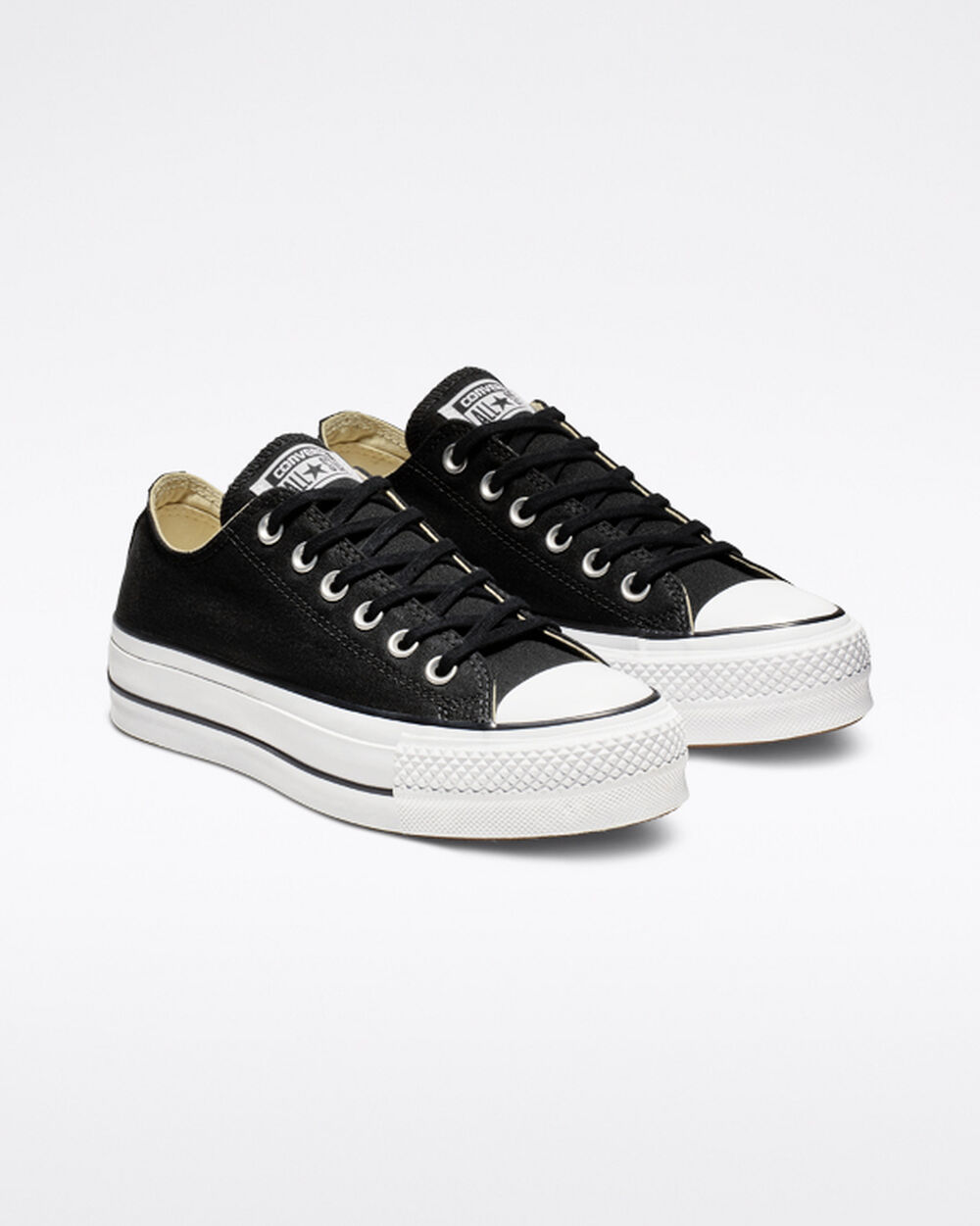 Zapatillas Converse Chuck Taylor All Star Mujer Negras Blancas | Chile-68427