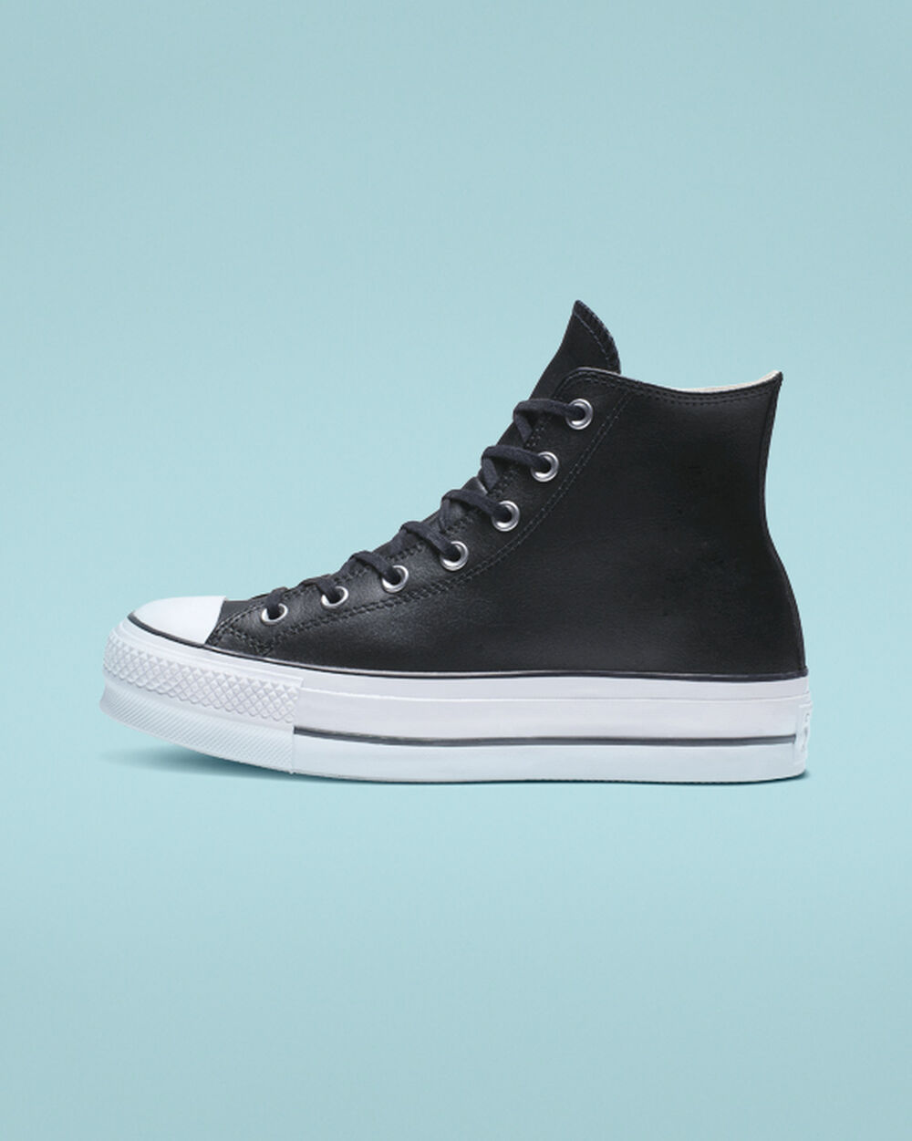 Zapatillas Converse Chuck Taylor All Star Mujer Negras Blancas | Chile-70615