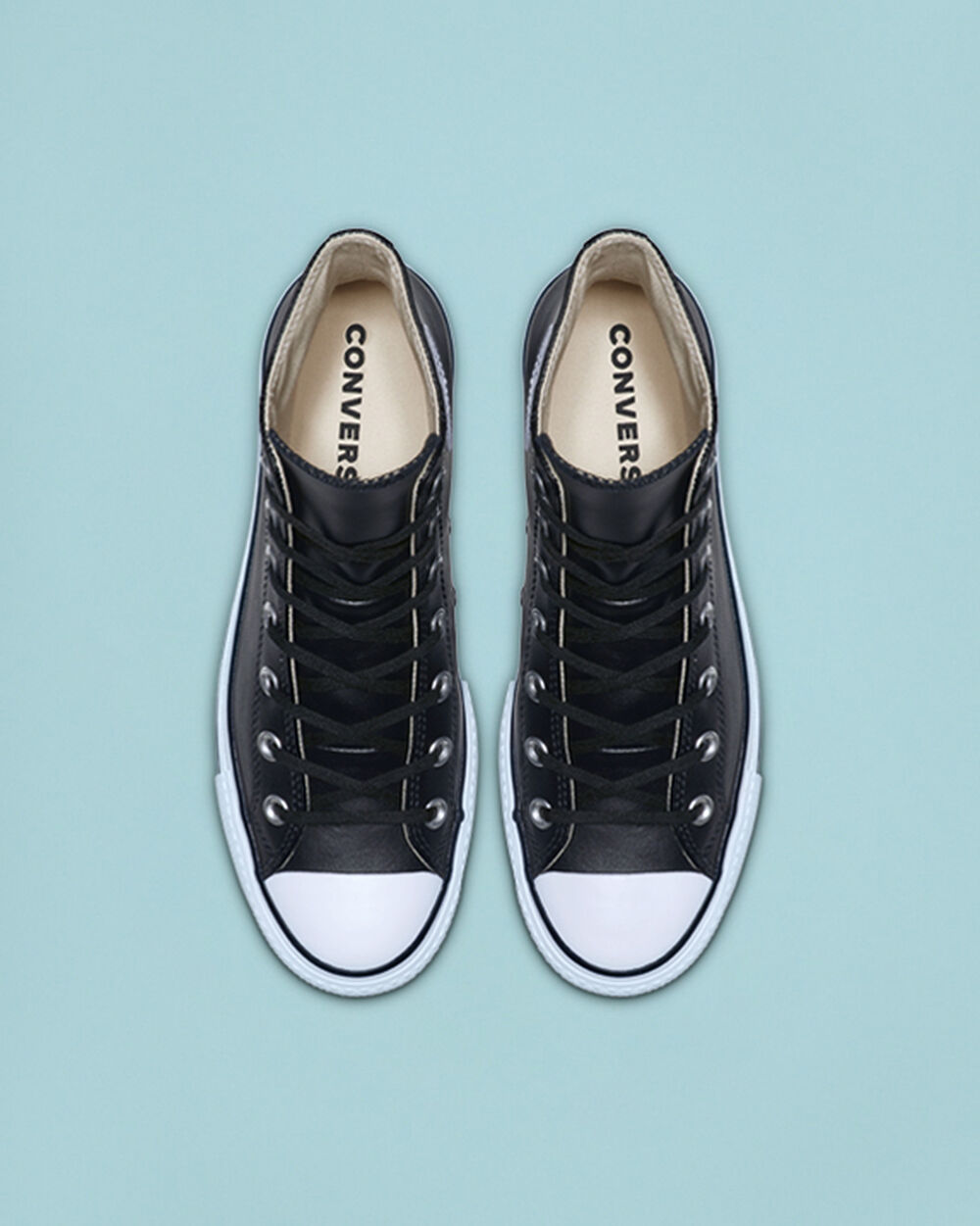 Zapatillas Converse Chuck Taylor All Star Mujer Negras Blancas | Chile-70615