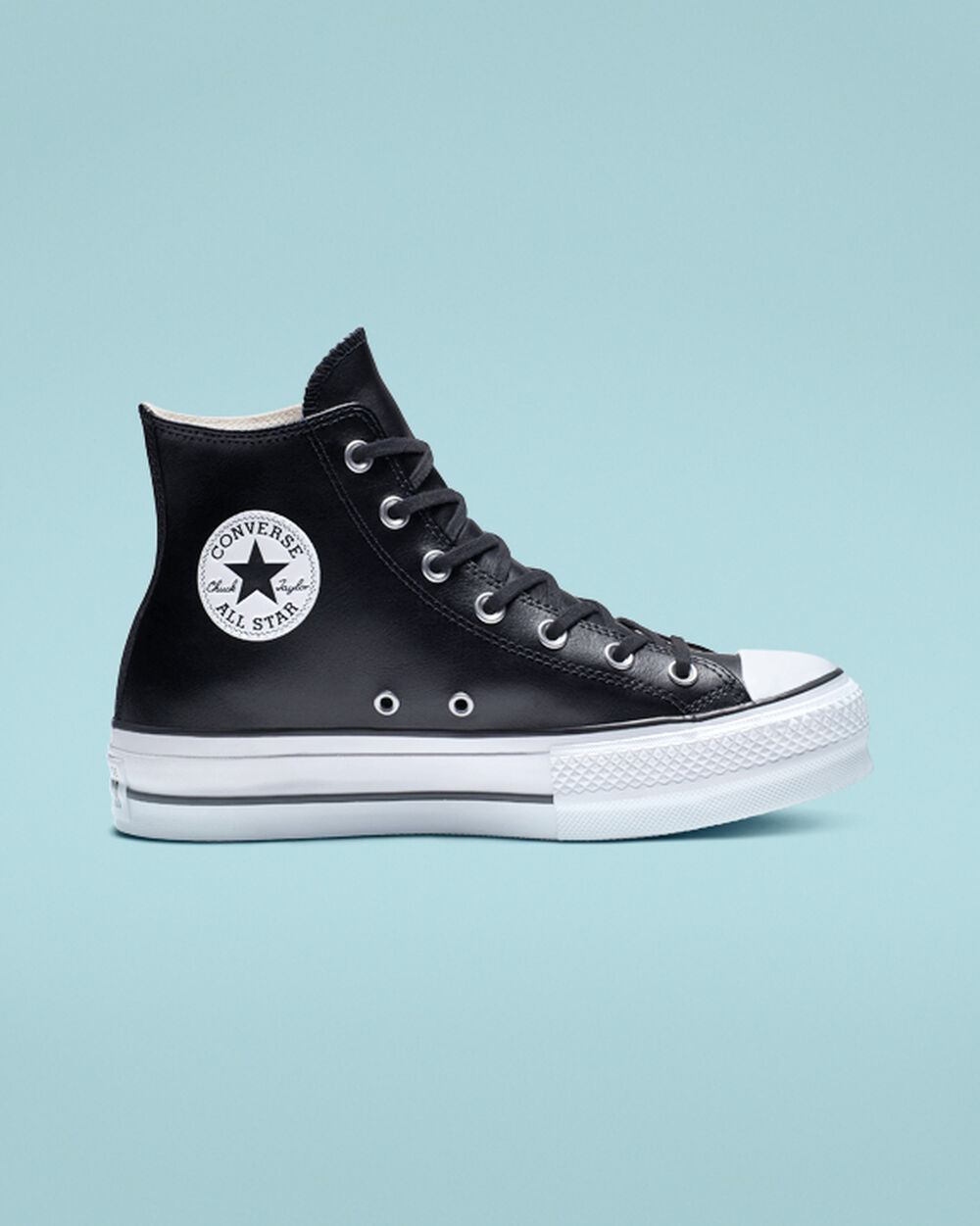 Zapatillas Converse Chuck Taylor All Star Mujer Negras Blancas | Chile-70615