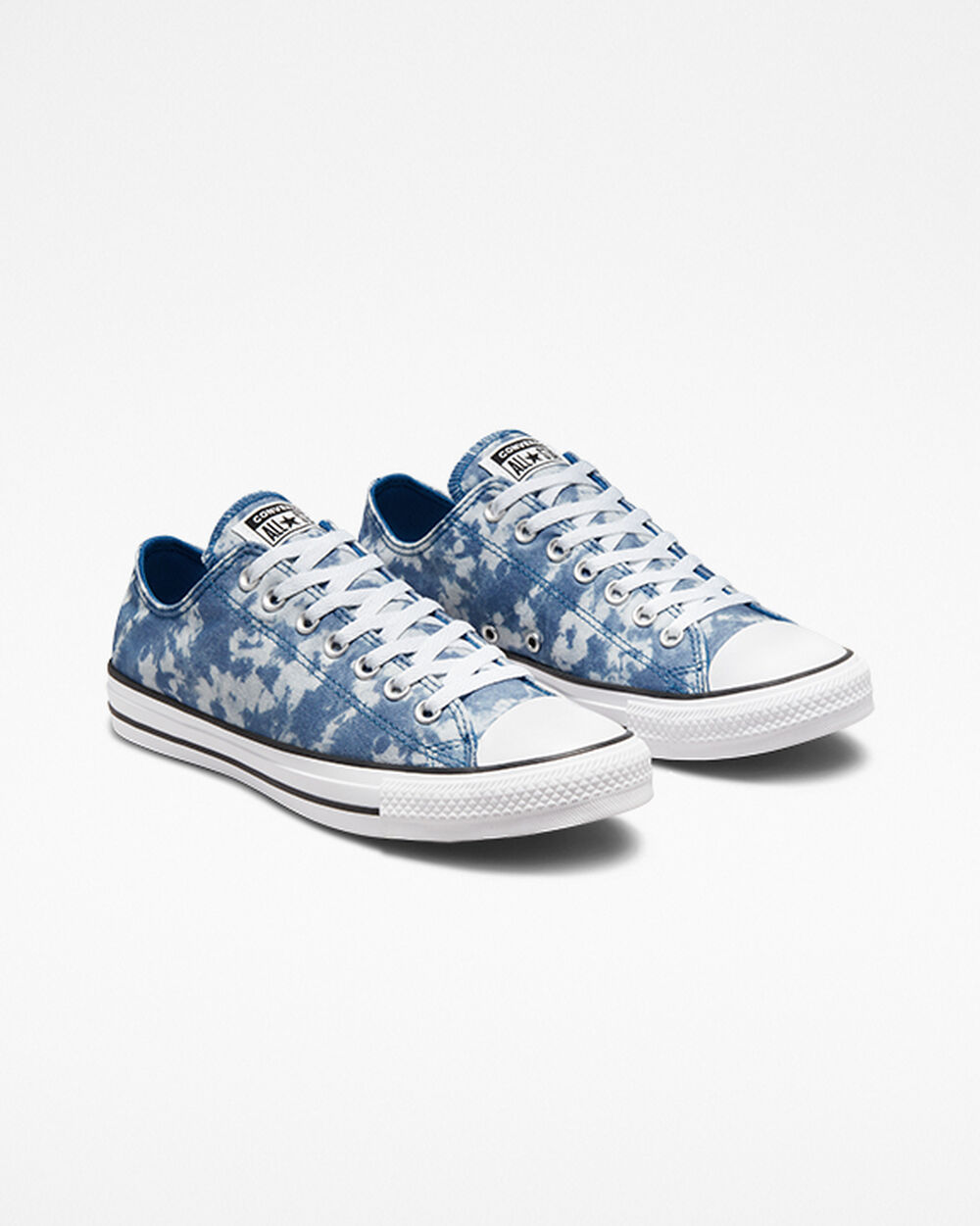 Zapatillas Converse Chuck Taylor All Star Hombre Azules Blancas Negras | Chile-72803