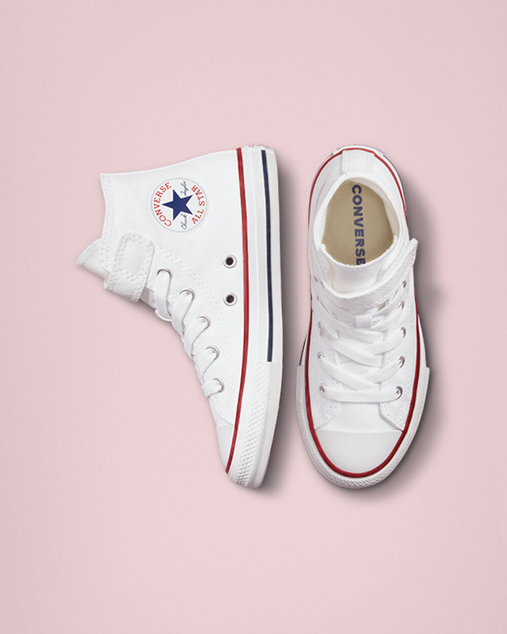 Zapatillas Converse Chuck Taylor All Star Niña Blancas Beige | Chile-74652