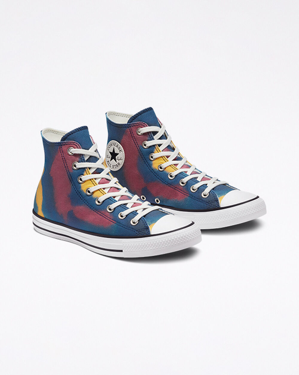 Zapatillas Converse Chuck Taylor All Star Hombre Azules Multicolor Blancas | Chile-82495