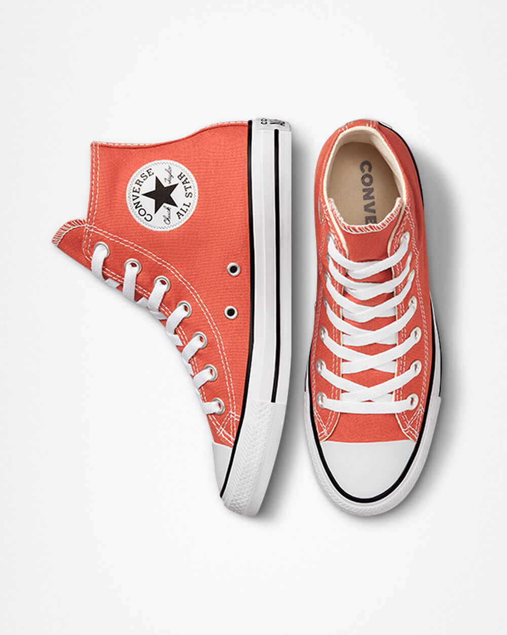 Zapatillas Converse Chuck Taylor All Star Hombre Naranjas Blancas | Chile-84973