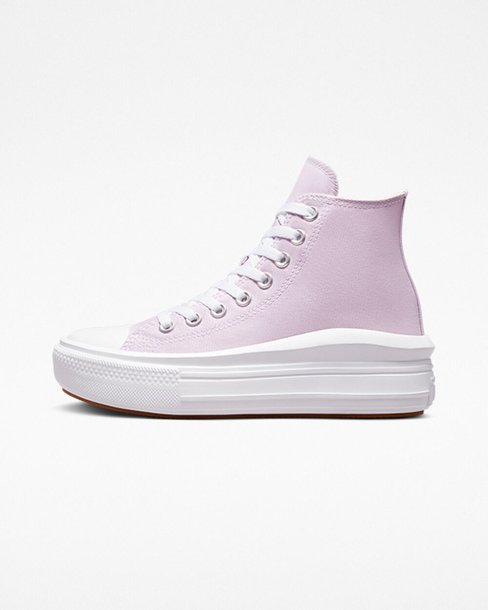 Zapatillas Converse Chuck Taylor All Star Move Mujer Moradas Claro Blancas | Chile-85460