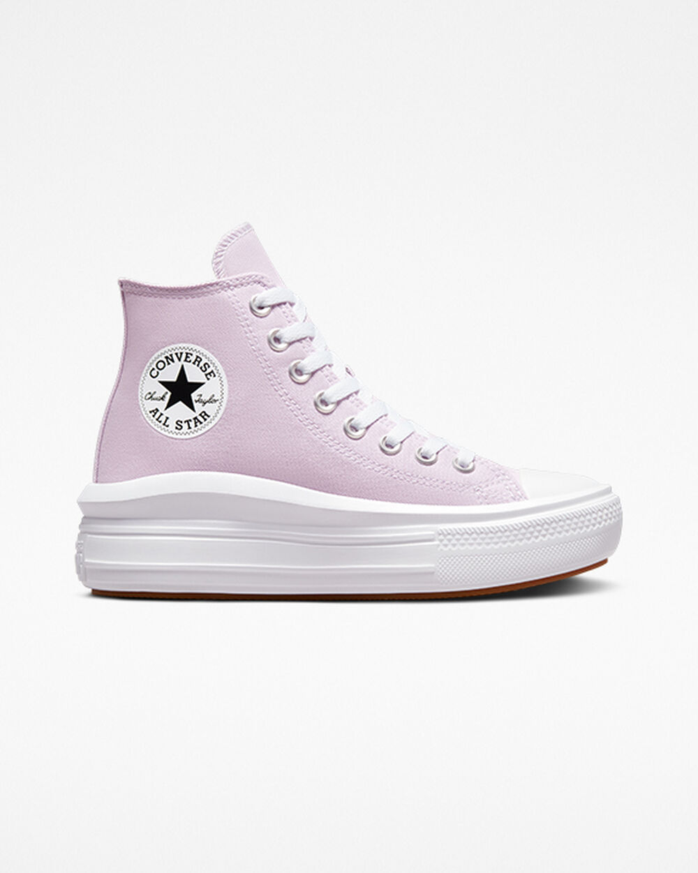 Zapatillas Converse Chuck Taylor All Star Move Mujer Moradas Claro Blancas | Chile-85460