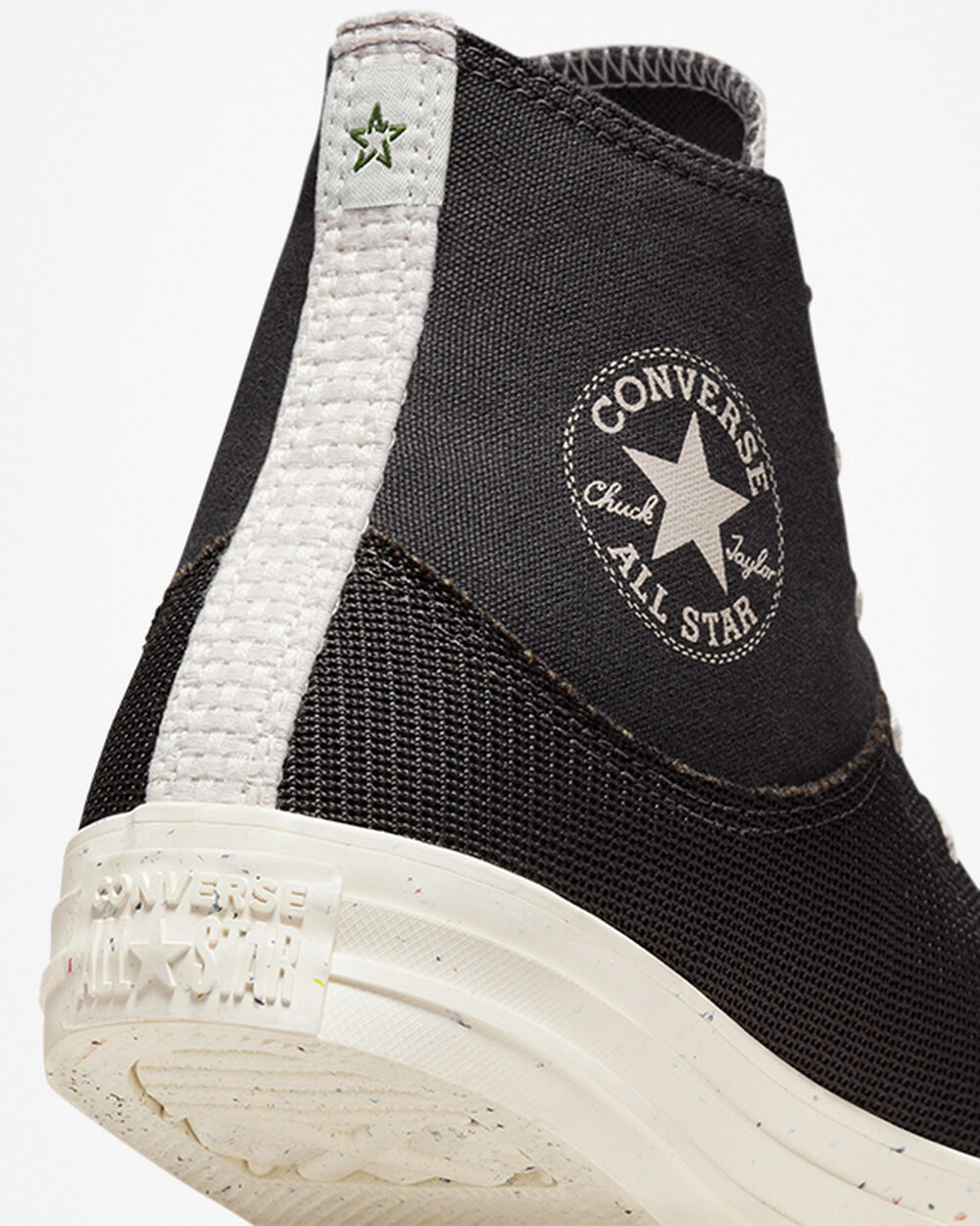 Zapatillas Converse Chuck Taylor All Star Hombre Negras Blancas | Chile-89473