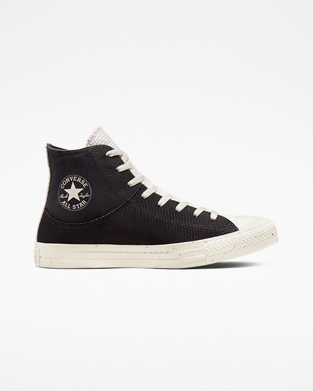 Zapatillas Converse Chuck Taylor All Star Hombre Negras Blancas | Chile-89473