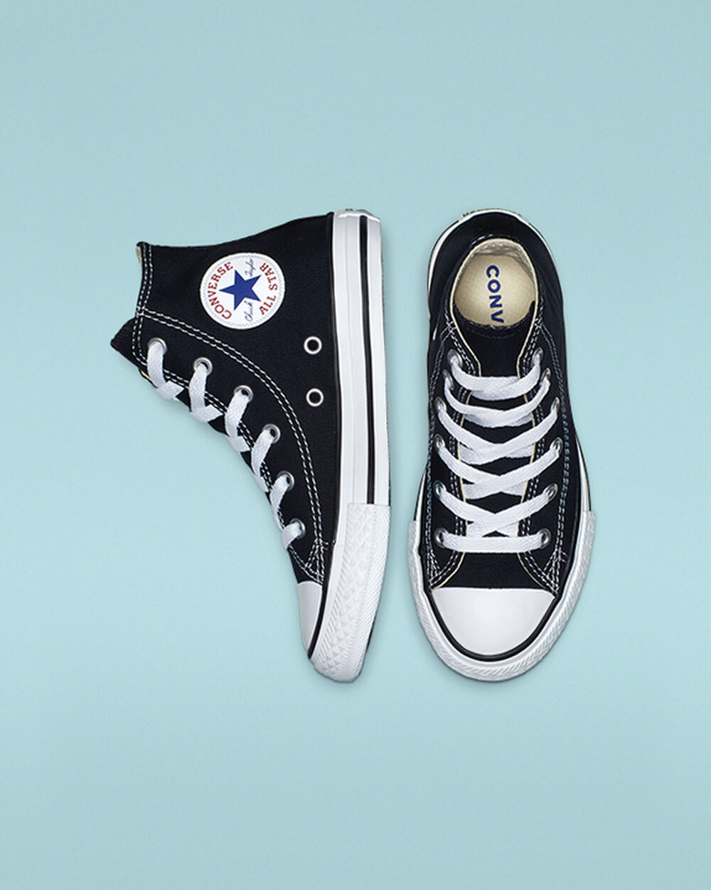 Zapatillas Converse Chuck Taylor All Star Niño Negras | Chile-93620