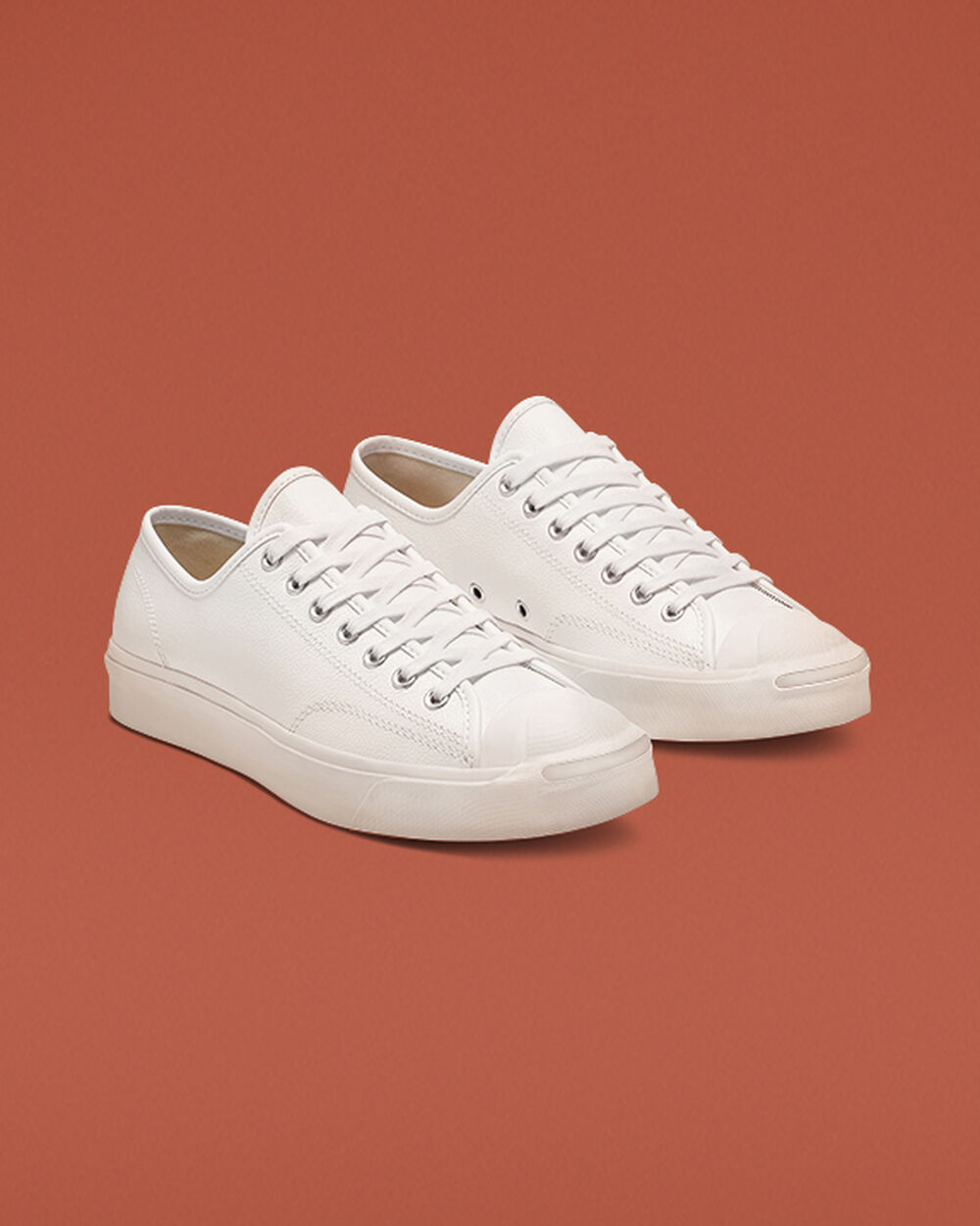 Zapatillas Converse Jack Purcell Hombre Blancas Blancas | Chile-03912