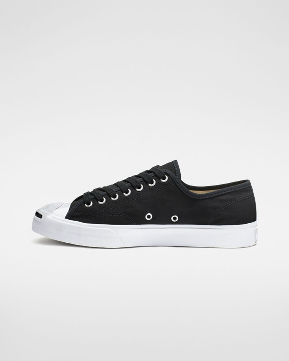 Zapatillas Converse Jack Purcell Hombre Negras Blancas Negras | Chile-90614