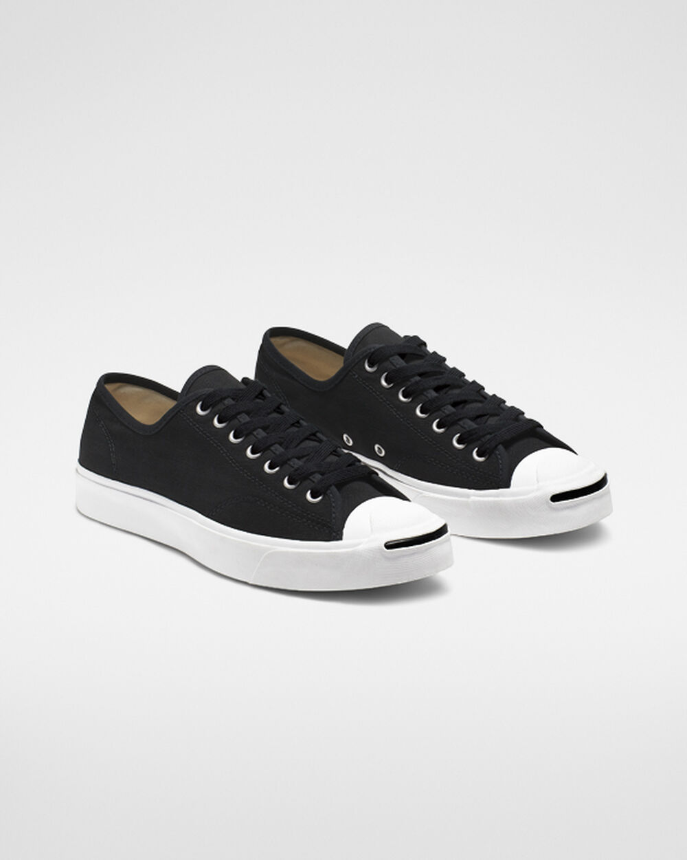 Zapatillas Converse Jack Purcell Hombre Negras Blancas Negras | Chile-90614