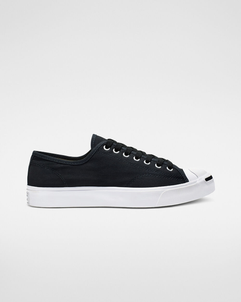 Zapatillas Converse Jack Purcell Hombre Negras Blancas Negras | Chile-90614