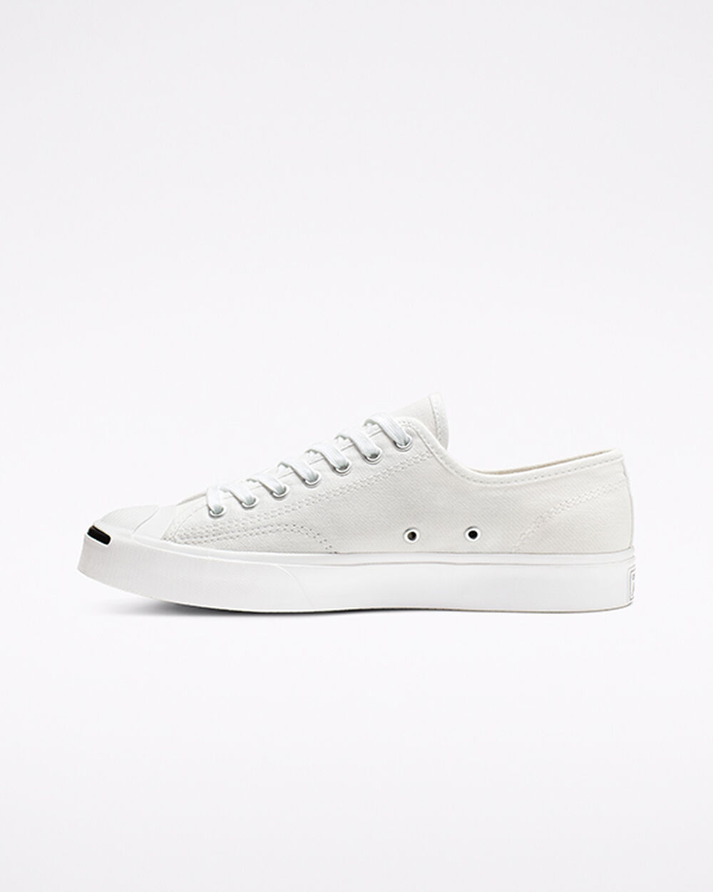 Zapatillas Converse Jack Purcell Mujer Blancas Negras | Chile-83594