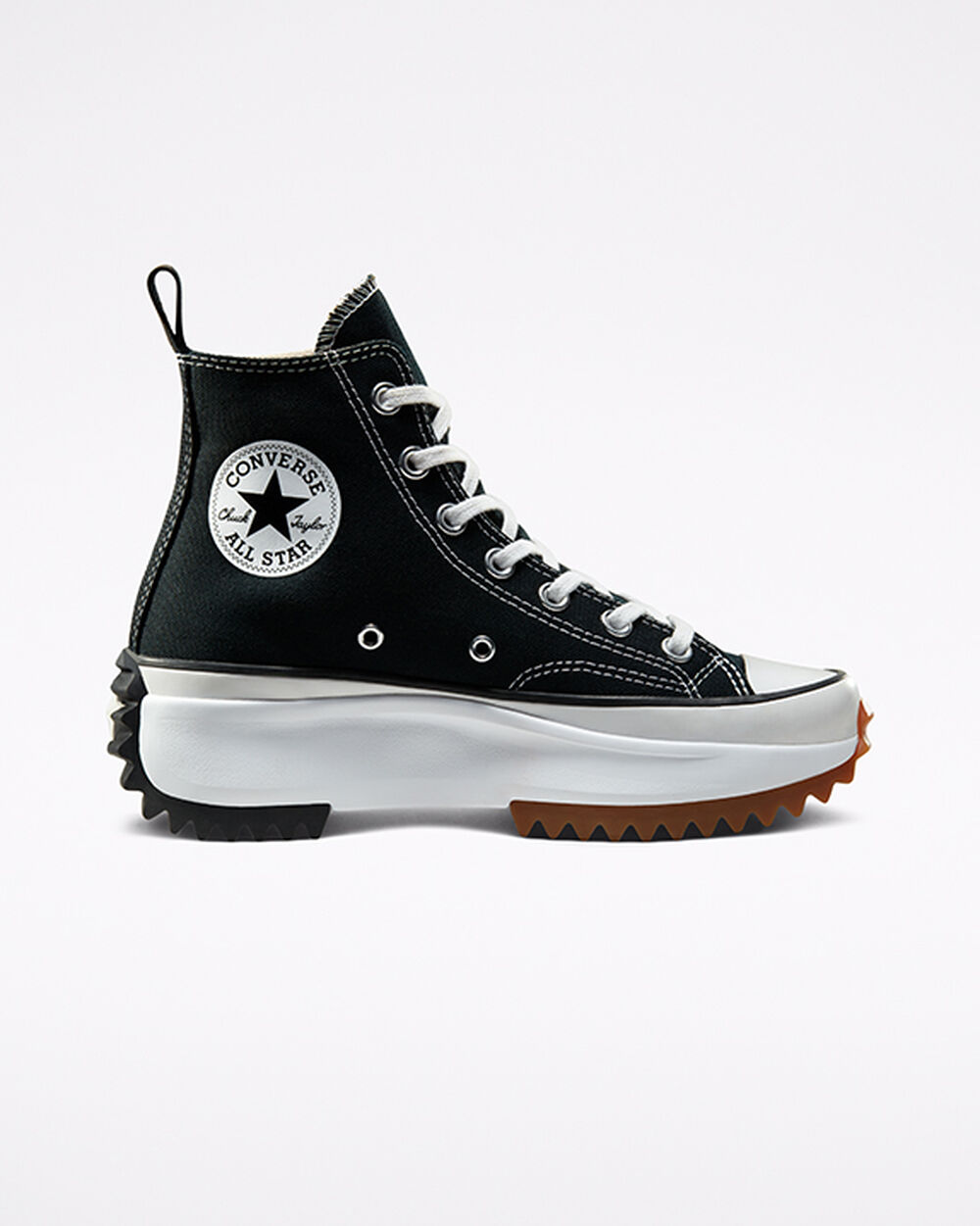 Zapatillas Converse Run Star Hike Hombre Negras Blancas | Chile-19653