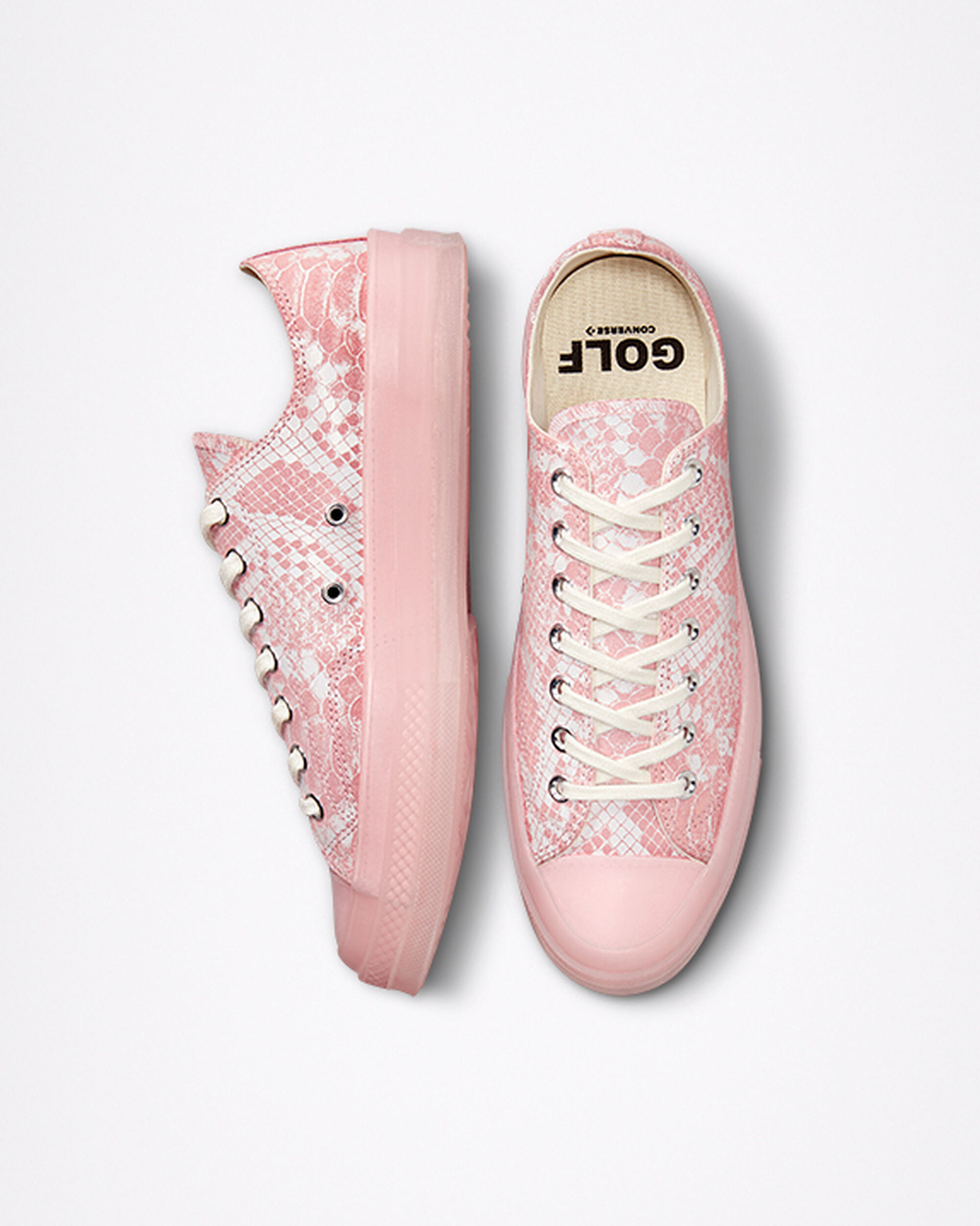 Zapatillas Converse x GOLF WANG Chuck 70 Mujer Rosas Blancas | Chile-58142