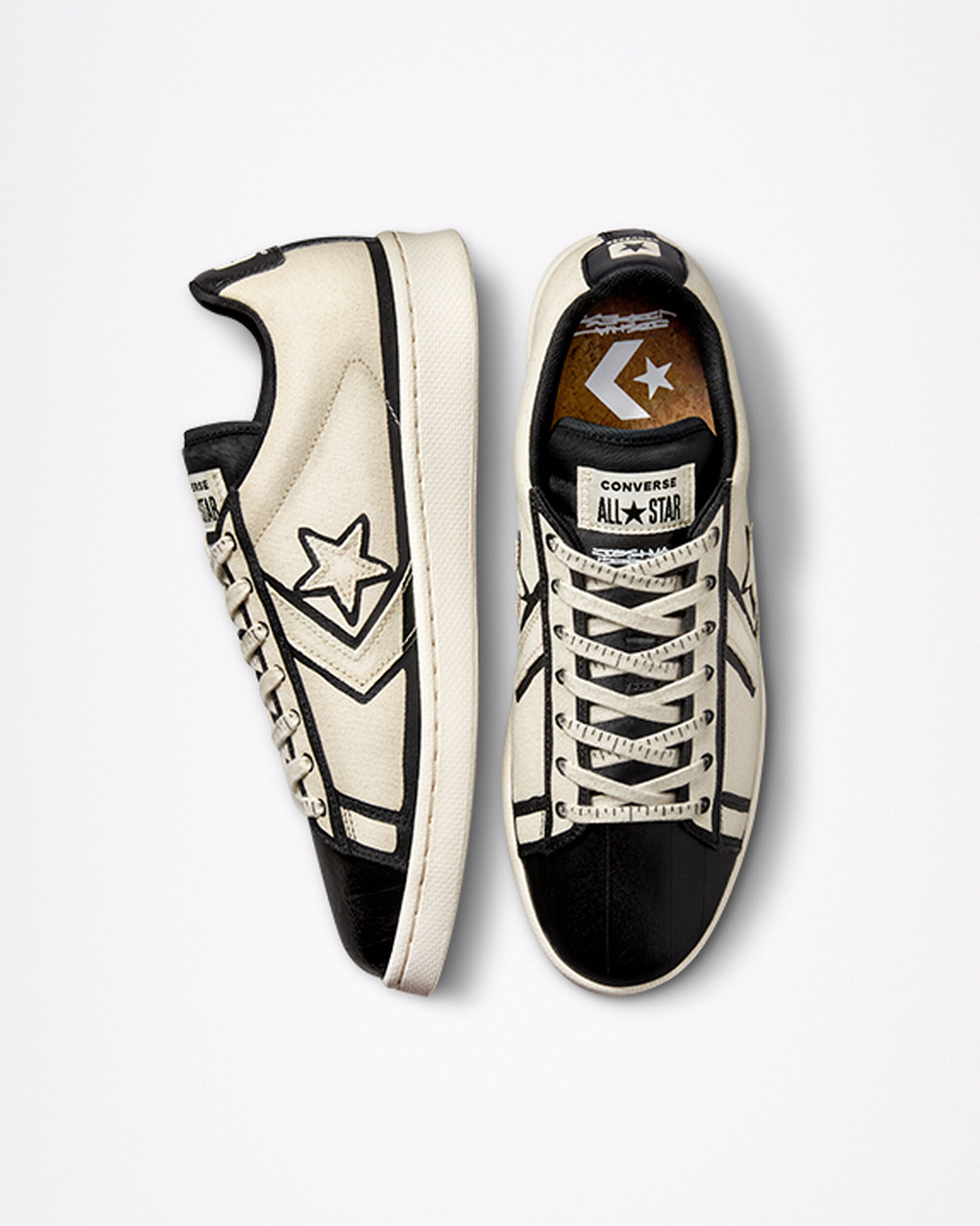 Zapatillas Converse x Joshua Vides Weapon CX Hombre Beige Blancas Negras Blancas | Chile-04712